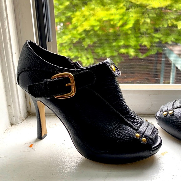 Free shipping 24hrs//Real Leather Stiletto Heel - Picture 1 of 2